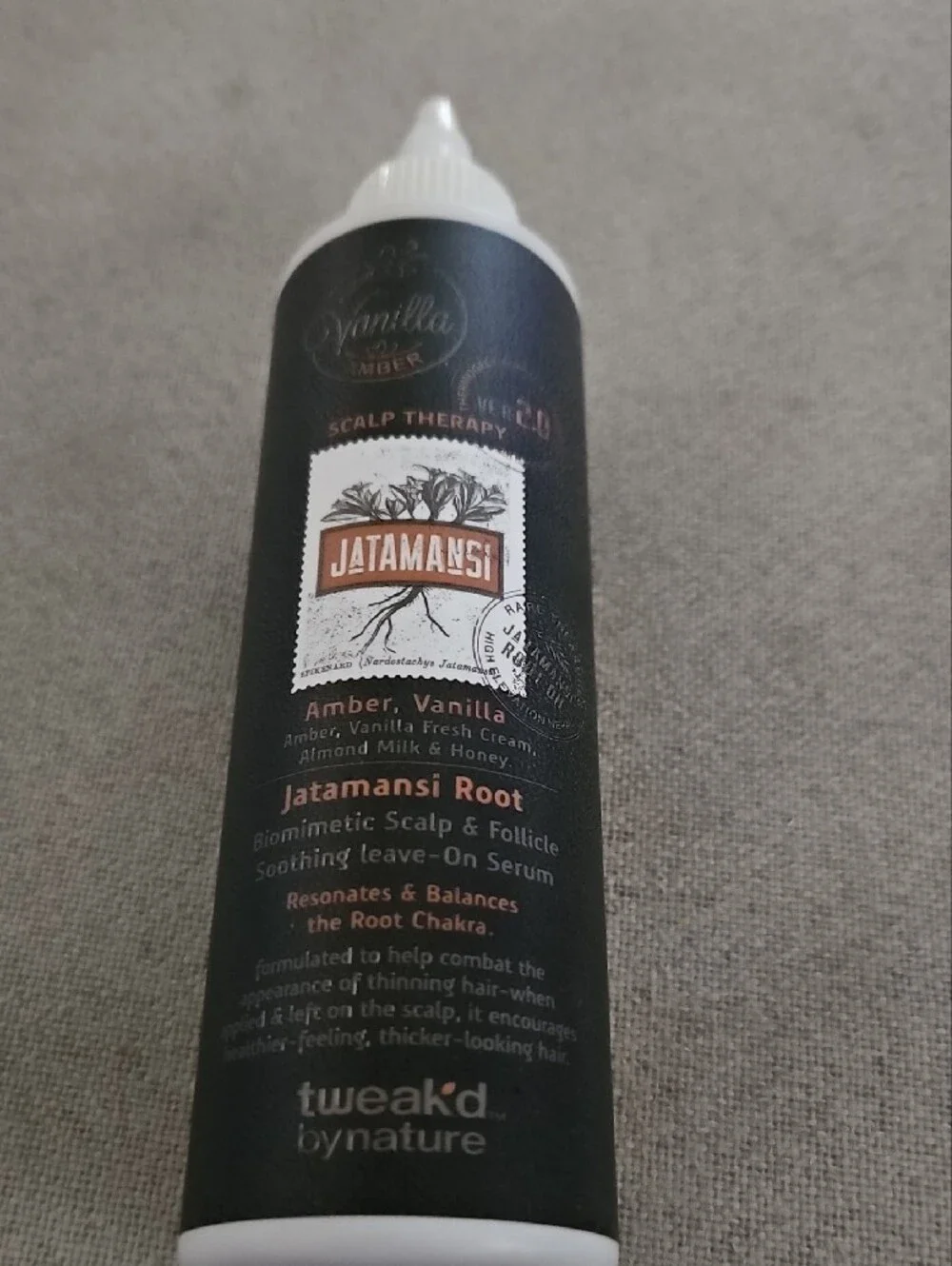 Jatamansi Scalp Therapy Serum – Black & White Applicator Bottle